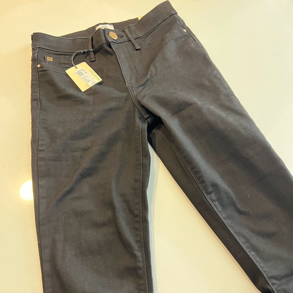 RIVER ISLAND BLACK MOLLY MID RISE SKINNY JEANS - Picture 8 of 9